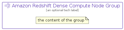 illustration for AmazonRedshiftDenseComputeNodeGroup