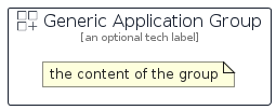 illustration for GenericApplicationGroup