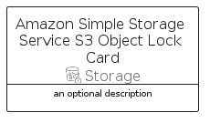 illustration for AmazonSimpleStorageServiceS3ObjectLockCard