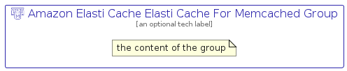 illustration for AmazonElastiCacheElastiCacheForMemcachedGroup