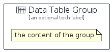 illustration for DataTableGroup