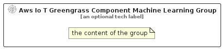 illustration for AwsIoTGreengrassComponentMachineLearningGroup