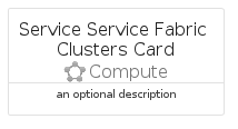 illustration for ServiceServiceFabricClustersCard