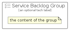 illustration for ServiceBacklogGroup