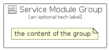 illustration for ServiceModuleGroup