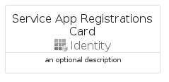 illustration for ServiceAppRegistrationsCard
