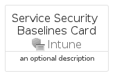 illustration for ServiceSecurityBaselinesCard