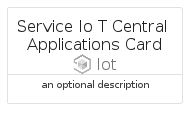 illustration for ServiceIoTCentralApplicationsCard