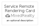 illustration for ServiceRemoteRenderingCard