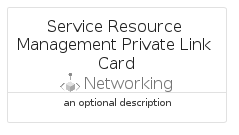 illustration for ServiceResourceManagementPrivateLinkCard