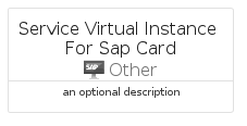illustration for ServiceVirtualInstanceForSapCard