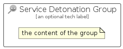 illustration for ServiceDetonationGroup