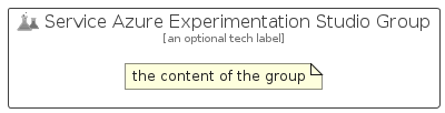 illustration for ServiceAzureExperimentationStudioGroup