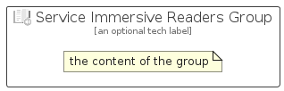illustration for ServiceImmersiveReadersGroup