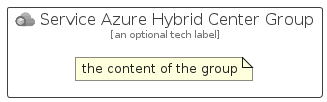 illustration for ServiceAzureHybridCenterGroup