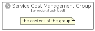 illustration for ServiceCostManagementGroup