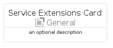illustration for ServiceExtensionsCard