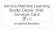 illustration for ServiceMachineLearningStudioClassicWebServicesCard