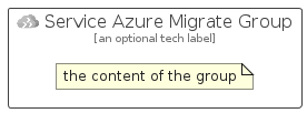 illustration for ServiceAzureMigrateGroup