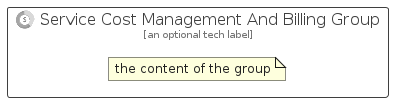 illustration for ServiceCostManagementAndBillingGroup