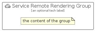 illustration for ServiceRemoteRenderingGroup