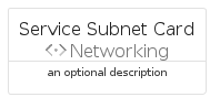 illustration for ServiceSubnetCard