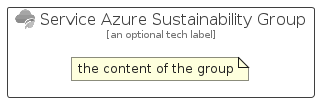 illustration for ServiceAzureSustainabilityGroup