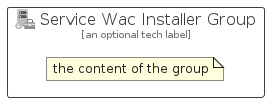 illustration for ServiceWacInstallerGroup