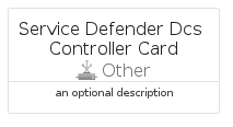 illustration for ServiceDefenderDcsControllerCard