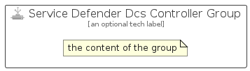 illustration for ServiceDefenderDcsControllerGroup