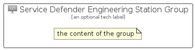 illustration for ServiceDefenderEngineeringStationGroup