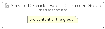 illustration for ServiceDefenderRobotControllerGroup