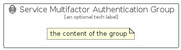 illustration for ServiceMultifactorAuthenticationGroup