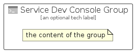 illustration for ServiceDevConsoleGroup