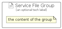 illustration for ServiceFileGroup