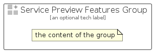 illustration for ServicePreviewFeaturesGroup