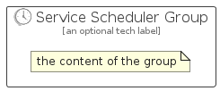 illustration for ServiceSchedulerGroup