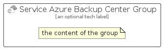 illustration for ServiceAzureBackupCenterGroup