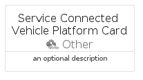 illustration for ServiceConnectedVehiclePlatformCard