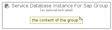 illustration for ServiceDatabaseInstanceForSapGroup