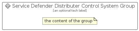 illustration for ServiceDefenderDistributerControlSystemGroup