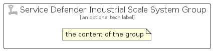 illustration for ServiceDefenderIndustrialScaleSystemGroup