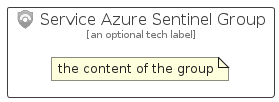 illustration for ServiceAzureSentinelGroup