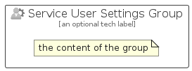 illustration for ServiceUserSettingsGroup