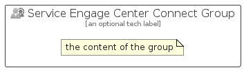 illustration for ServiceEngageCenterConnectGroup