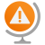 illustration of azure/Item/General/ServiceGlobeWarning