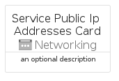 illustration for ServicePublicIpAddressesCard