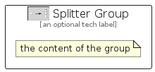 illustration for SplitterGroup