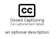 illustration for ClosedCaptioning