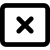 illustration of fontawesome-6/Regular/RectangleXmark